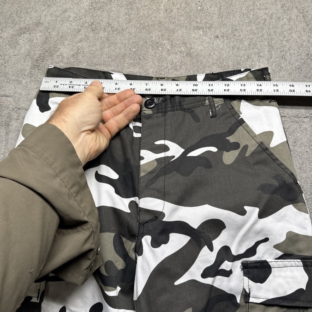 Rothco BDU Urban Camo Pants Small Black Gray White Tactical Cargo‎ Trousers - Picture 4 of 10